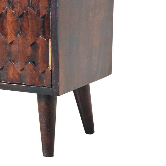 Mini Pineapple Carved Cabinet