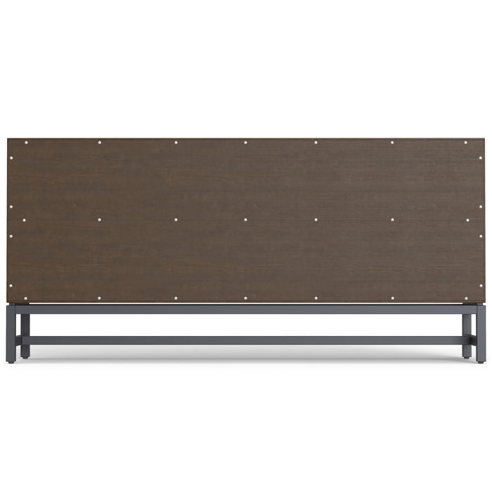Banting - Low Wide Bookcase - Walnut Brown