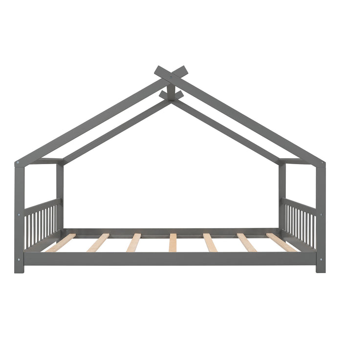 Wooden Playhouse Bed