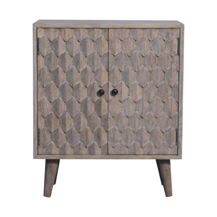 Mini Pineapple Carved Cabinet