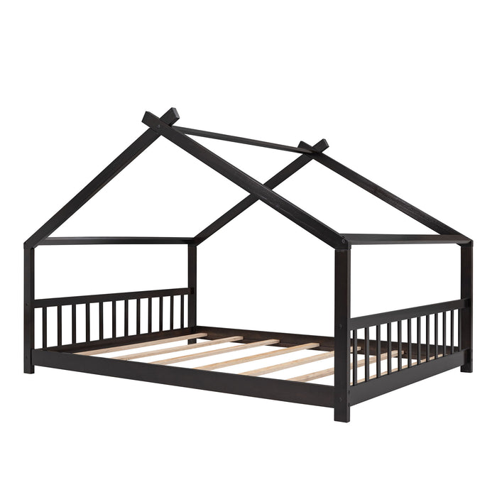 Wooden Playhouse Bed