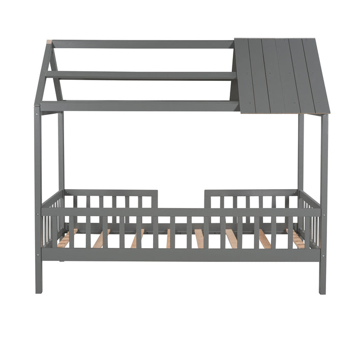House Bed With Fence