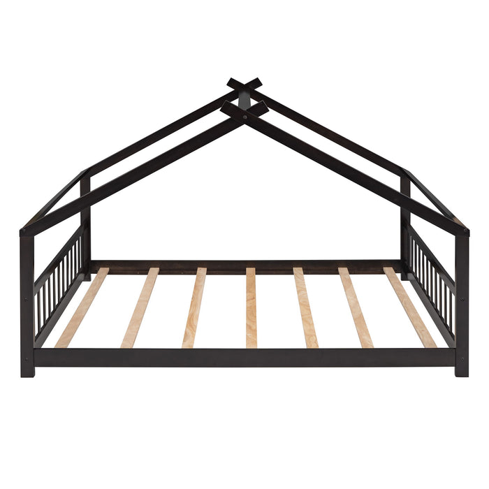 Wooden Playhouse Bed