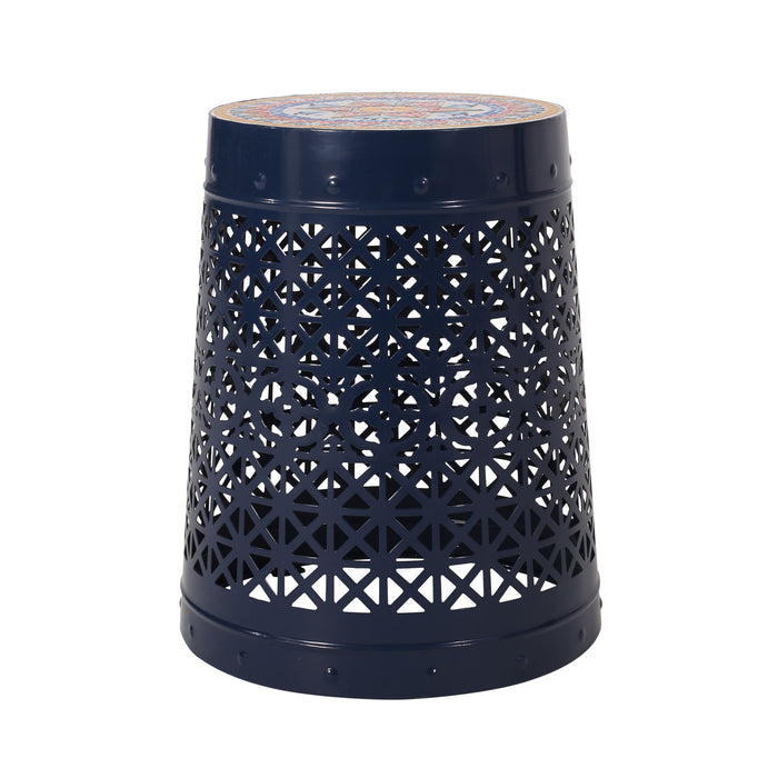 Cranbrook - Side Table With Tile Mosaic Top