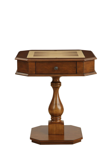 Bishop - Reversible Chess Checker Game Table With Game Tray (Chess Fingures Not Included)